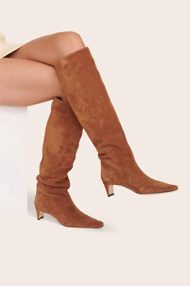 Women STAUD Boots WALLY BOOT TAN SUEDE