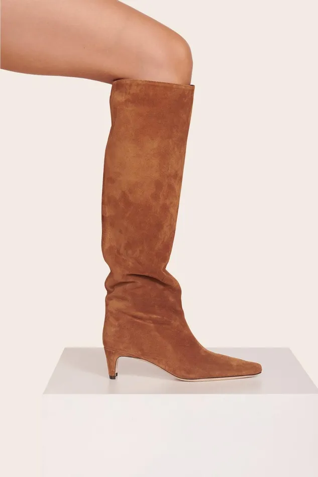 Women STAUD Boots WALLY BOOT TAN SUEDE