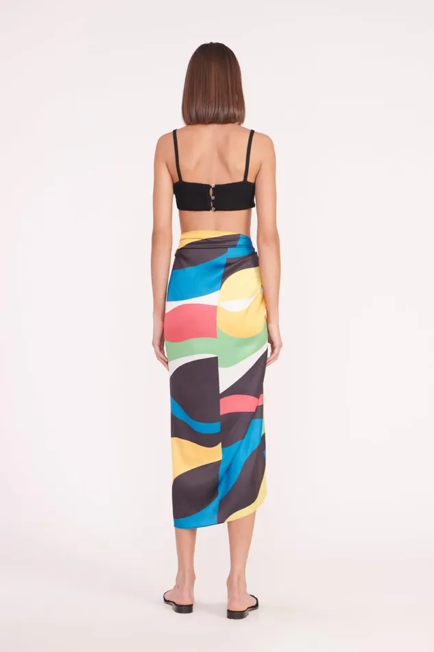 Women STAUD Cover Ups JESS SARONG MARBLE WAVE