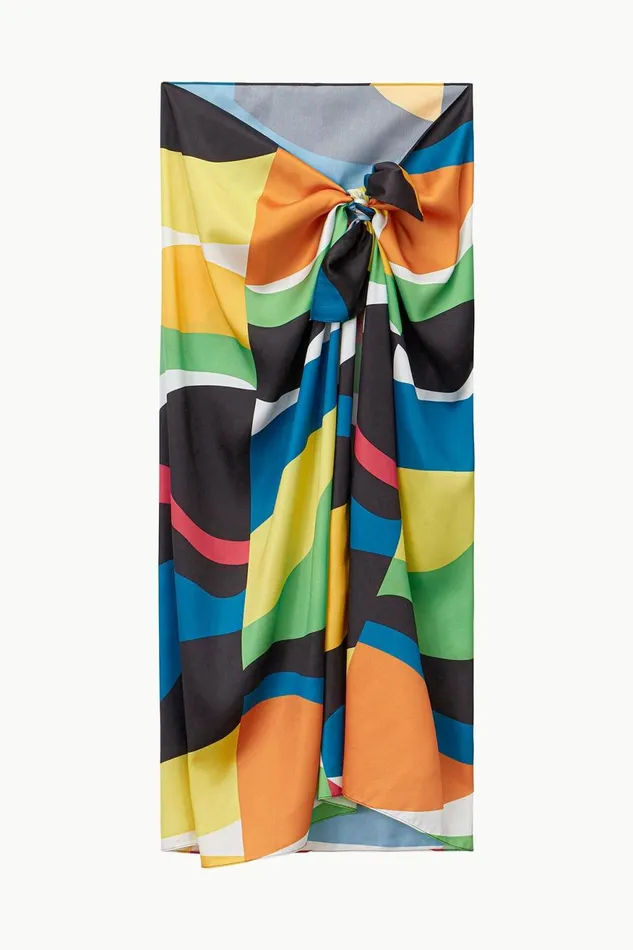 Women STAUD Cover Ups JESS SARONG MARBLE WAVE