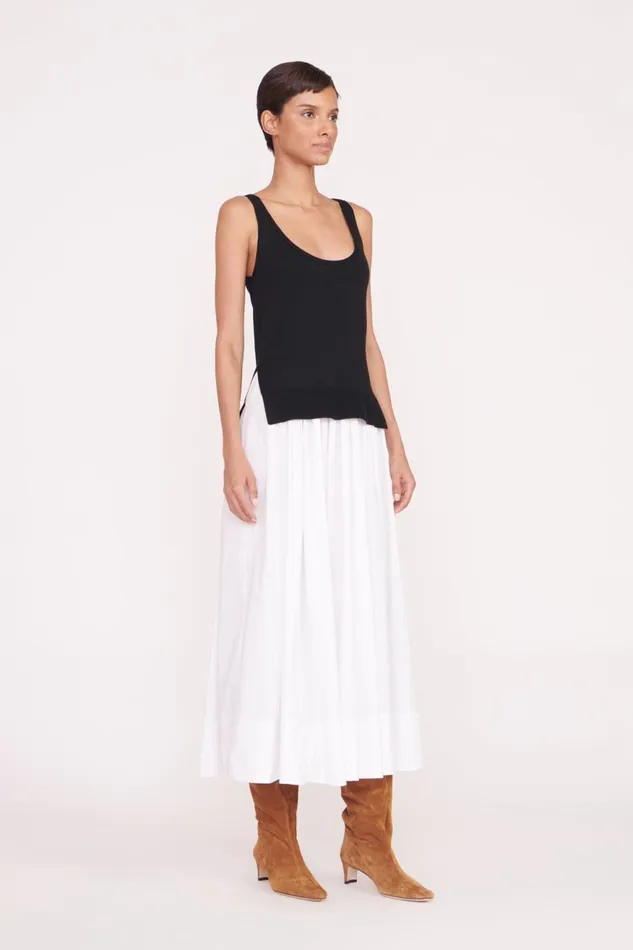 Women STAUD Dresses COREY DRESS BLACK WHITE Women STAUD Dresses COREY DRESS BLACK WHITE