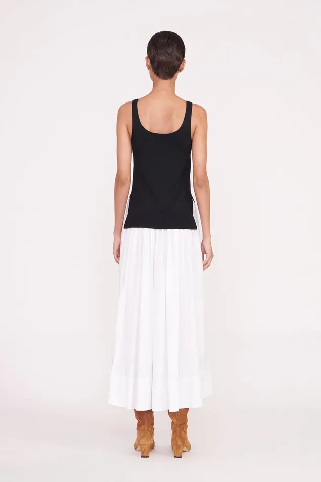 Women STAUD Dresses COREY DRESS BLACK WHITE Women STAUD Dresses COREY DRESS BLACK WHITE