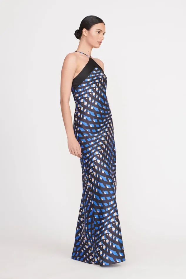 Women STAUD Dresses CUBISM DRESS PAINTED ARGYLE BLACK Women STAUD Dresses CUBISM DRESS PAINTED ARGYLE BLACK