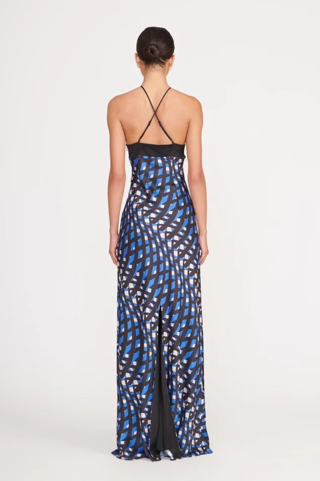 Women STAUD Dresses CUBISM DRESS PAINTED ARGYLE BLACK Women STAUD Dresses CUBISM DRESS PAINTED ARGYLE BLACK
