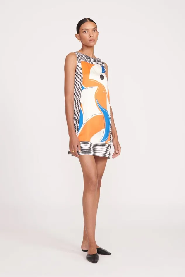 Women STAUD Dresses HEPBURN DRESS MOD FOULARD Women STAUD Dresses HEPBURN DRESS MOD FOULARD