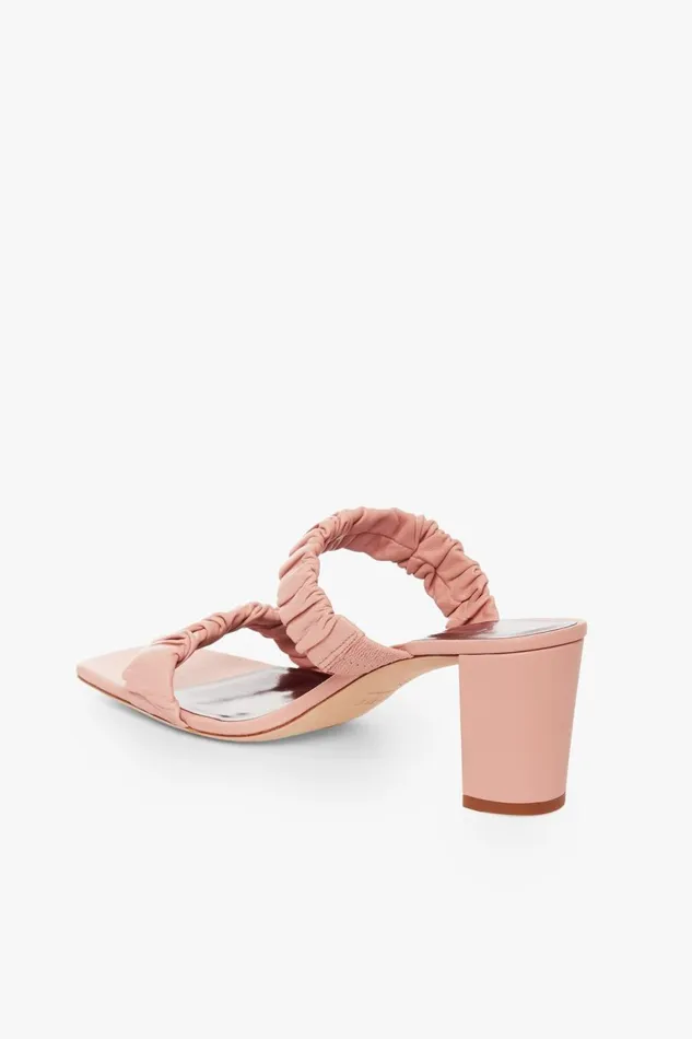 Women STAUD Heels FRANKIE RUCHED SANDAL DARK BLUSH Women STAUD Heels FRANKIE RUCHED SANDAL DARK BLUSH