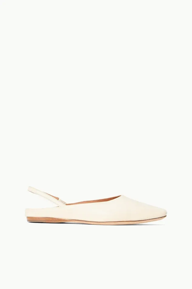 Women STAUD Mules and Flats JANINE MULE CREAM