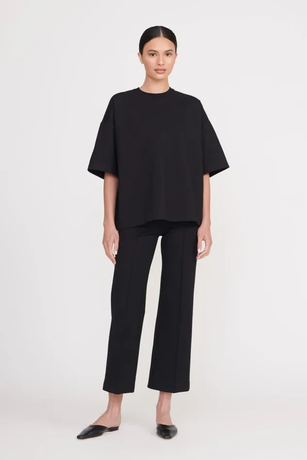Women STAUD Pants and Shorts KNACK PANT BLACK