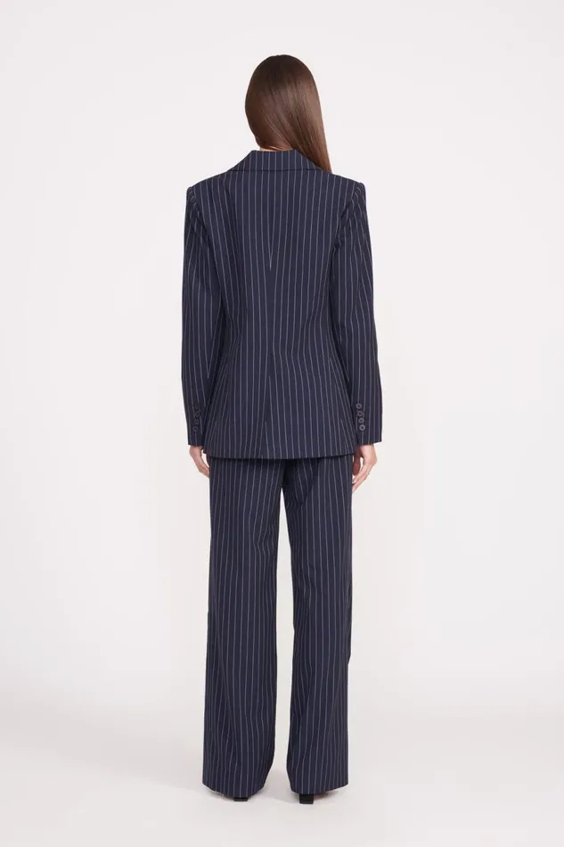 Women STAUD Pants and Shorts LUISA PANT NAVY PINSTRIPE Women STAUD Pants and Shorts LUISA PANT NAVY PINSTRIPE