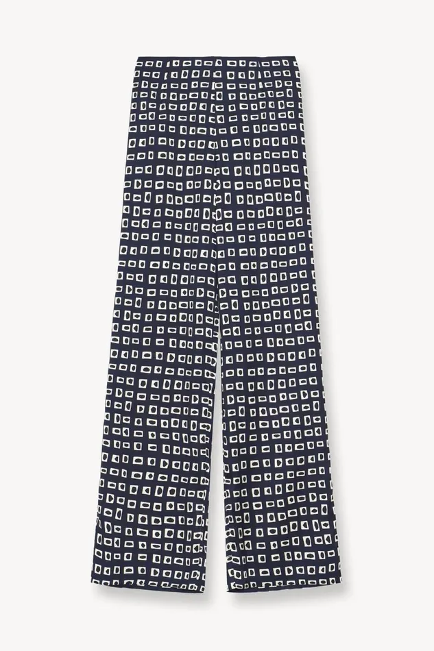 Women STAUD Pants and Shorts ZACH PANT NAVY GEOSCAPE Women STAUD Pants and Shorts ZACH PANT NAVY GEOSCAPE