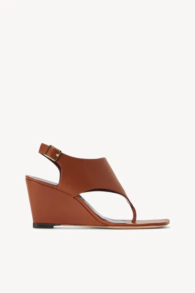 Women STAUD Platforms and Wedges ALEX WEDGE TAN