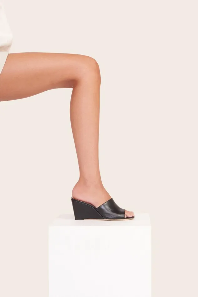 Women STAUD Platforms and Wedges BLAIR WEDGE BLACK