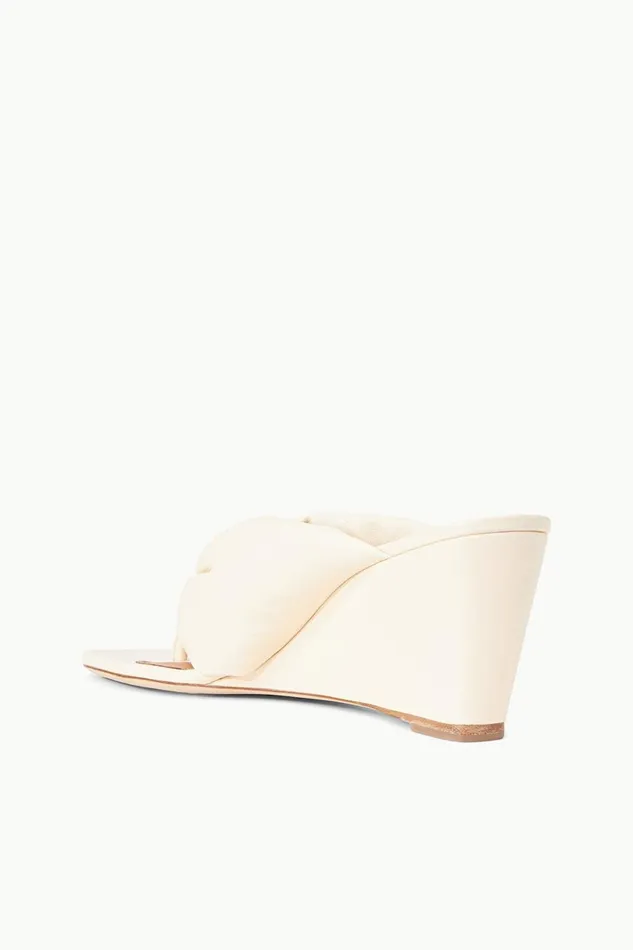 Women STAUD Platforms and Wedges DAHLIA WEDGE CREAM Women STAUD Platforms and Wedges DAHLIA WEDGE CREAM