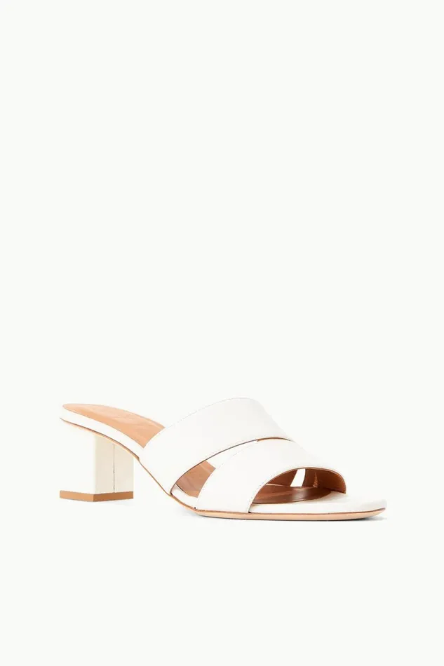 Women STAUD Sandals JULES BLOCK HEEL PAPER
