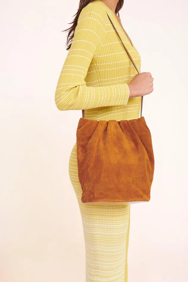 Women STAUD Shoulder VALENTINA BUCKET BAG TOBACCO Women STAUD Shoulder VALENTINA BUCKET BAG TOBACCO