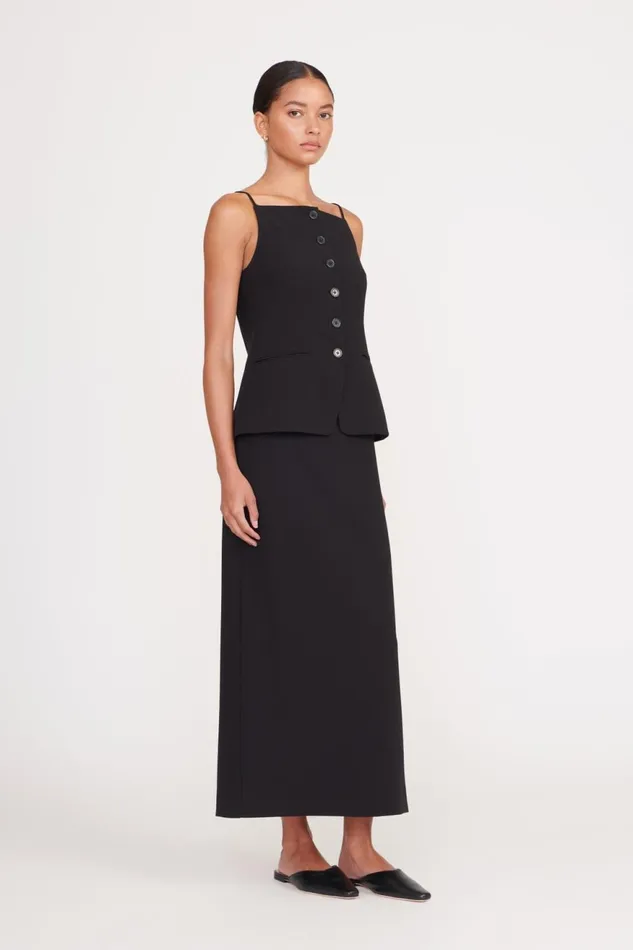 Women STAUD Skirts SMITH SKIRT BLACK Women STAUD Skirts SMITH SKIRT BLACK