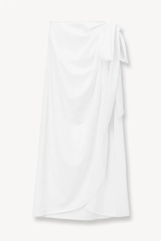 Women STAUD Swim ANGELICA COVERUP SKIRT WHITE Women STAUD Swim ANGELICA COVERUP SKIRT WHITE