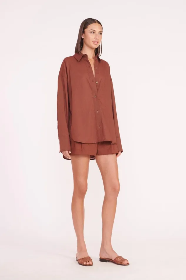Women STAUD Swim COLTON SHIRT CLOVE Women STAUD Swim COLTON SHIRT CLOVE