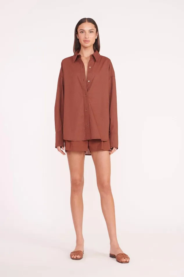 Women STAUD Swim COLTON SHIRT CLOVE Women STAUD Swim COLTON SHIRT CLOVE