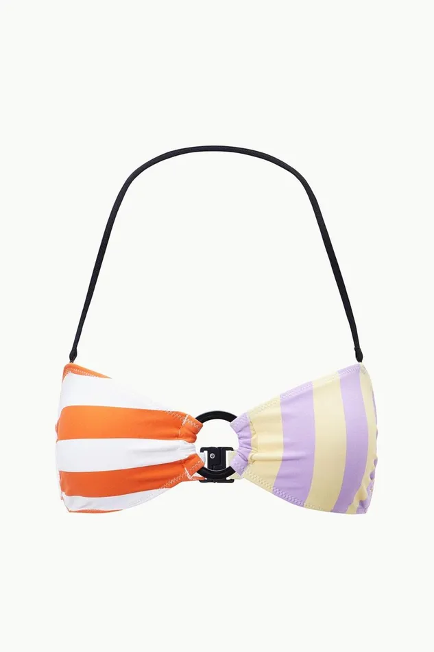 Women STAUD Swim RILEY BANDEAU TOP CABANA STRIPE MULTI Women STAUD Swim RILEY BANDEAU TOP CABANA STRIPE MULTI