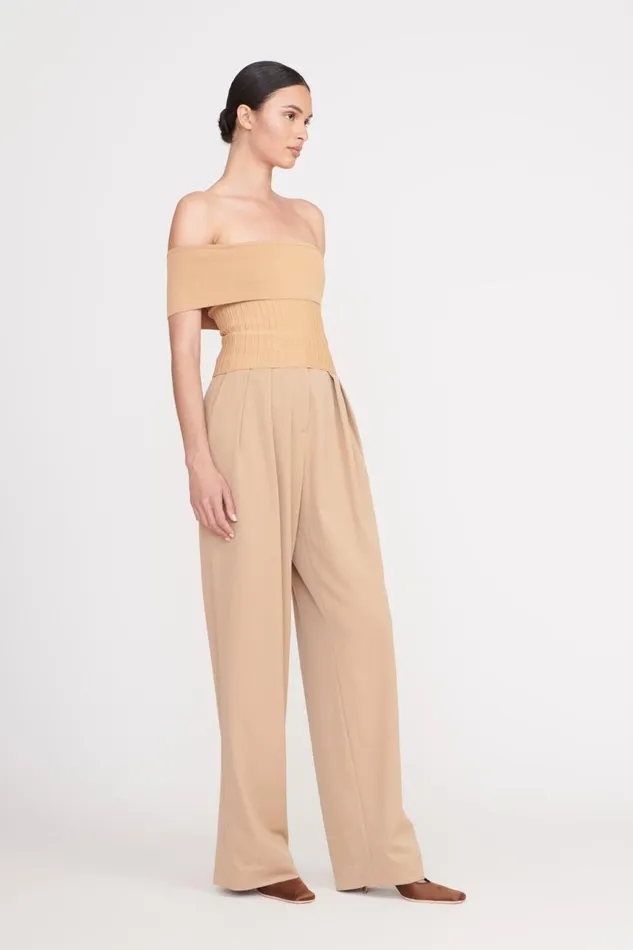 Women STAUD Tops ARTISTRY TOP CAMEL Women STAUD Tops ARTISTRY TOP CAMEL