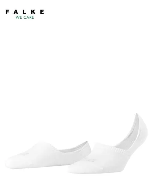 Women Step High Cut Women No Show Socks White FALKE No Show Socks