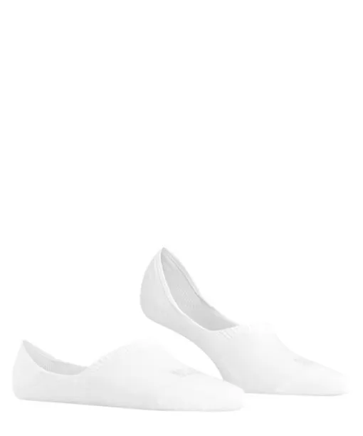 Women Step High Cut Women No Show Socks White FALKE No Show Socks