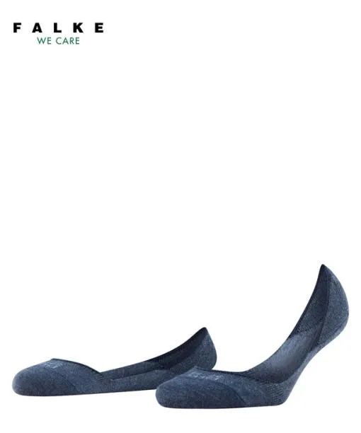 Women Step Medium Cut Women No Show Socks Navy Mel FALKE No Show Socks