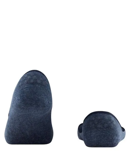 Women Step Medium Cut Women No Show Socks Navy Mel FALKE No Show Socks