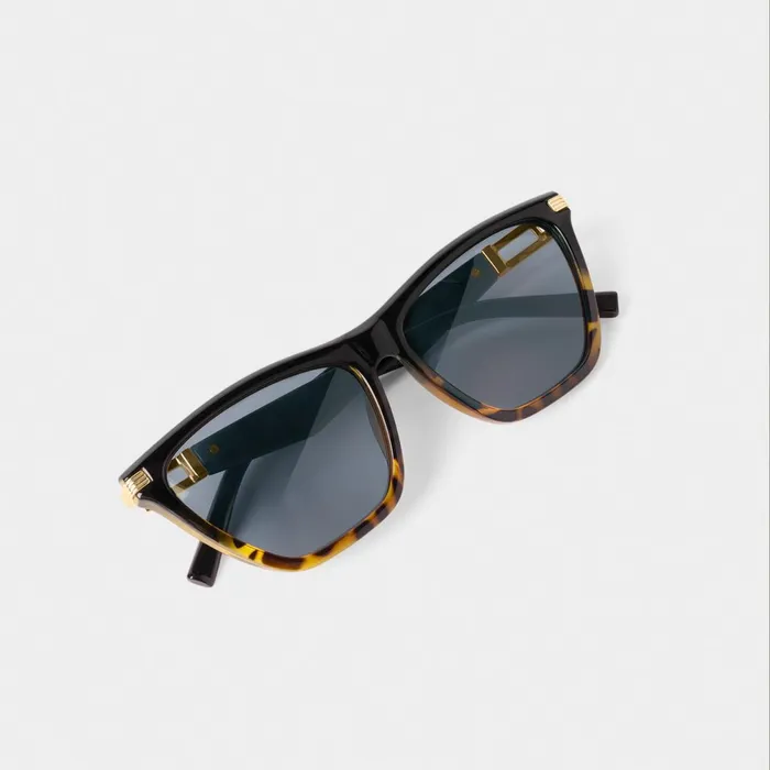 Women Sunglasses and Cases Katie Loxton Marbella Black Tortoiseshell Sunglasses
