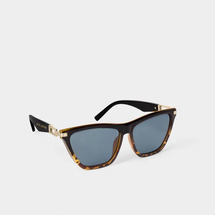 Women Sunglasses and Cases Katie Loxton Marbella Black Tortoiseshell Sunglasses