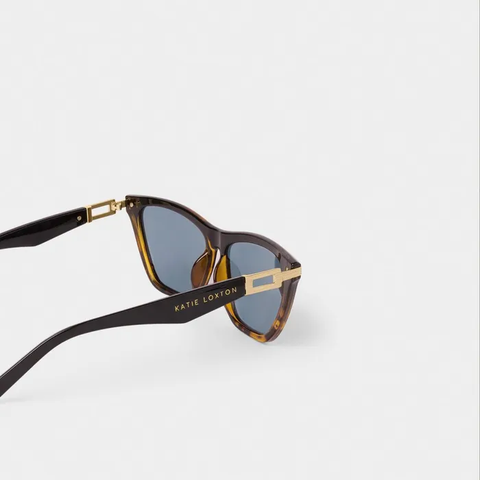 Women Sunglasses and Cases Katie Loxton Marbella Black Tortoiseshell Sunglasses
