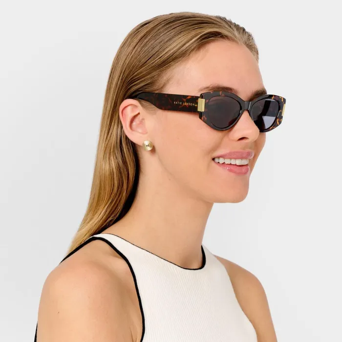 Women Sunglasses and Cases Katie Loxton Rimini Dark Tortoiseshell Sunglasses