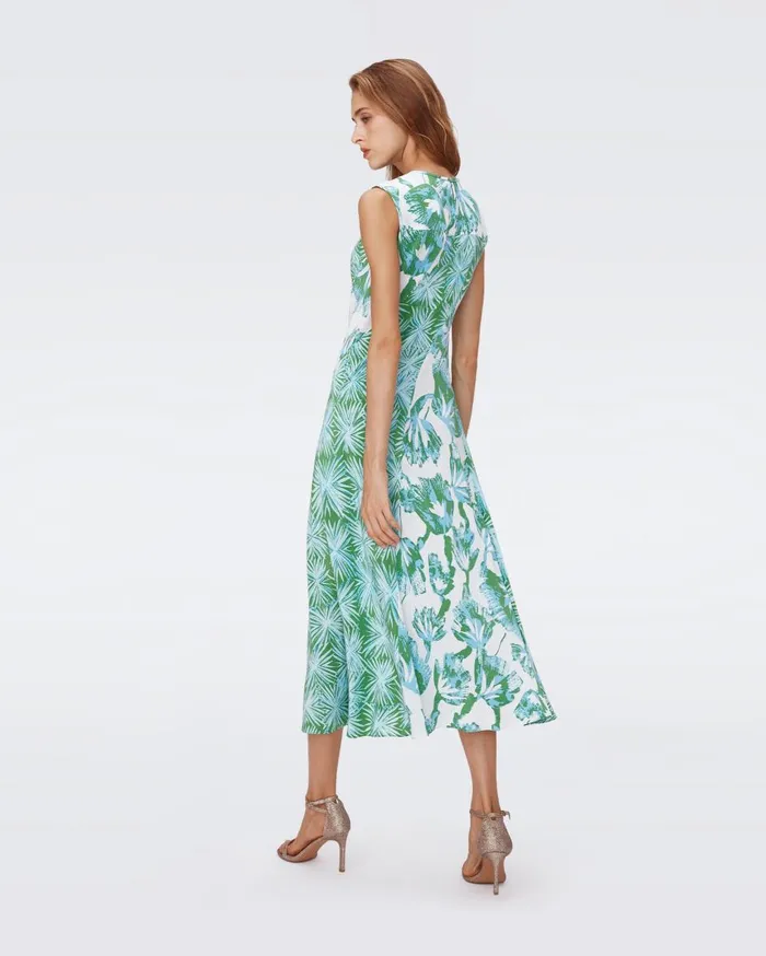 Women Sunniva Dress Huge Sea Trees And Sea Holly Green DVF Dresses