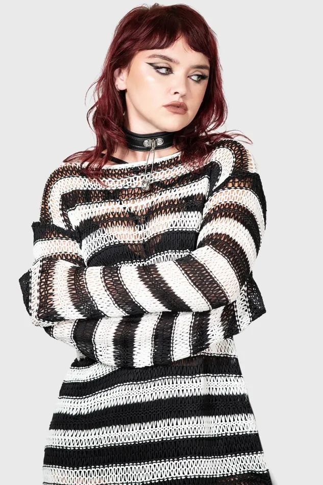 Women Sweaters Killstar Grunge Sweater
