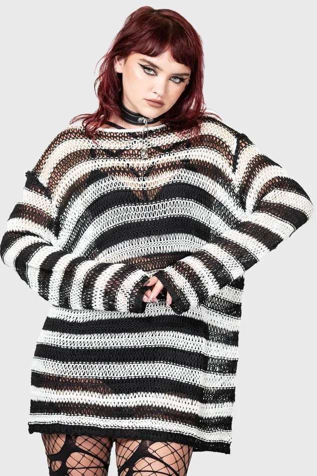 Women Sweaters Killstar Grunge Sweater