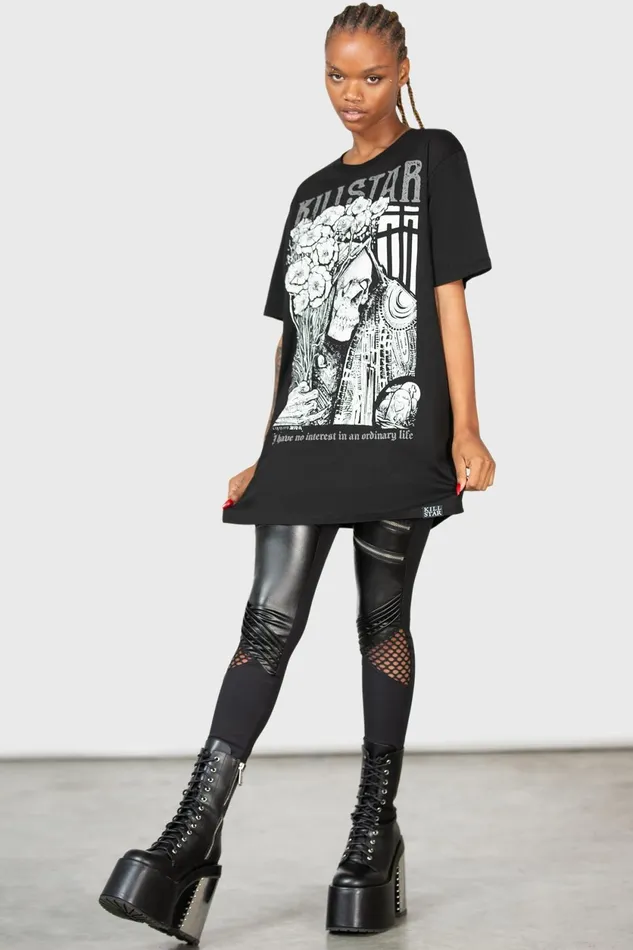 Women TShirts and Vests Killstar Afterdark TShirt