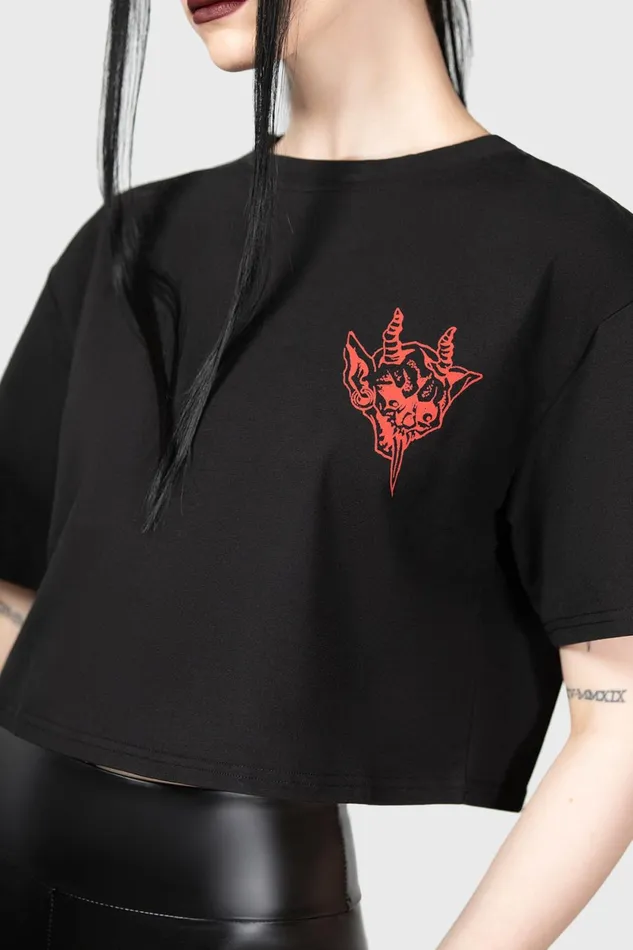 Women TShirts and Vests Killstar Deamon Ghoul Top