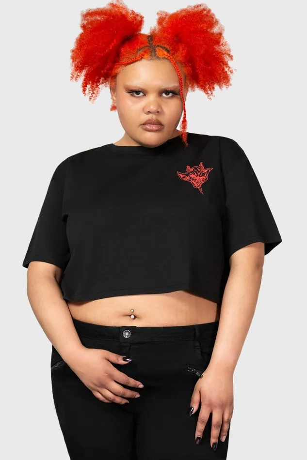Women TShirts and Vests Killstar Deamon Ghoul Top