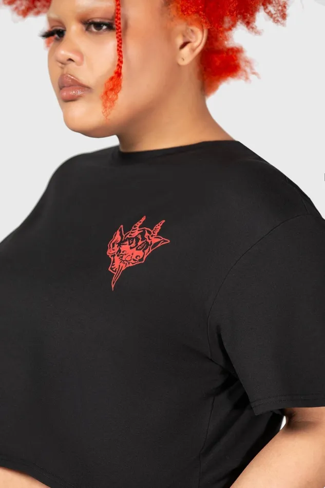 Women TShirts and Vests Killstar Deamon Ghoul Top