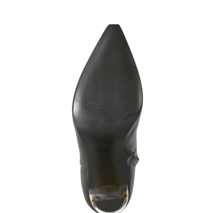 Women Talyna Dress Bootie Black Leather Marc Fisher Booties