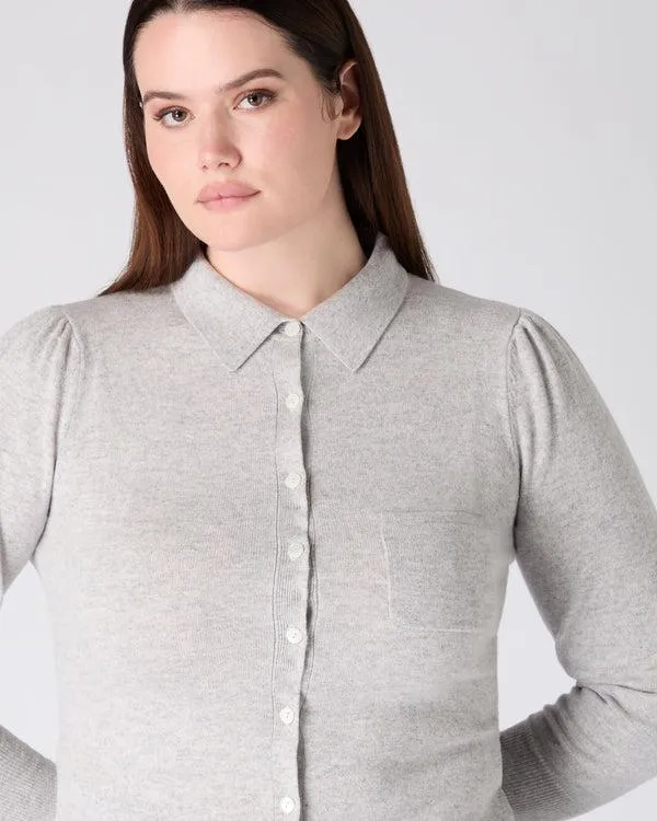 Women The Peony Lim PoloIn Fumo Grey Fumo Grey NPeal Tops and Tshirts