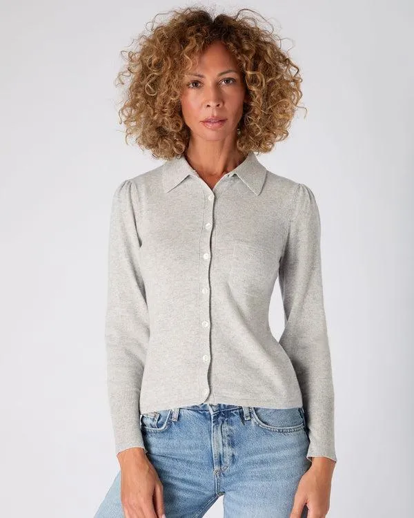 Women The Peony Lim PoloIn Fumo Grey Fumo Grey NPeal Tops and Tshirts