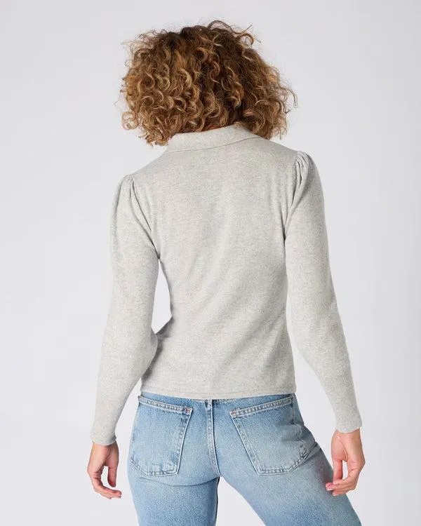 Women The Peony Lim PoloIn Fumo Grey Fumo Grey NPeal Tops and Tshirts