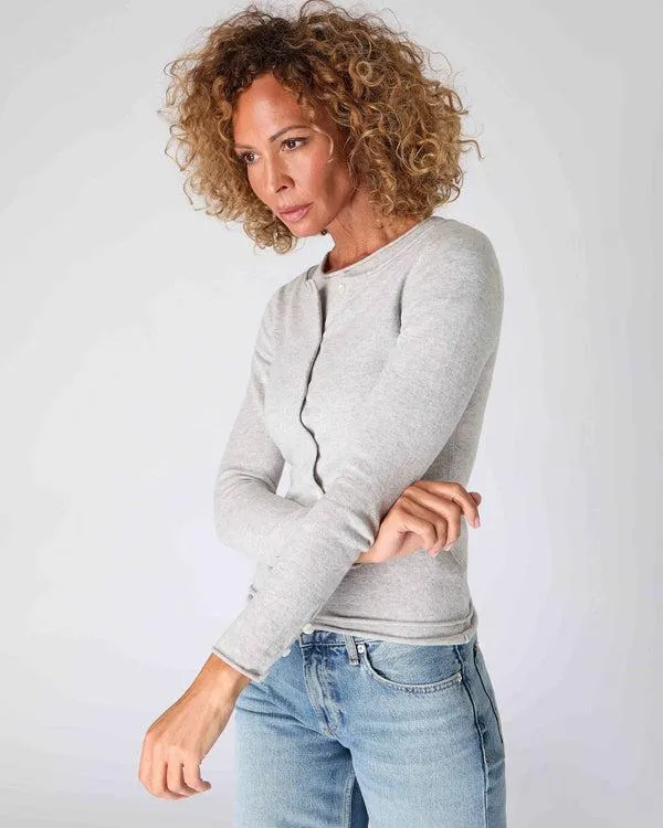Women The Peony Lim Ultimate CardiganIn Fumo Grey Fumo Grey NPeal Cardigans