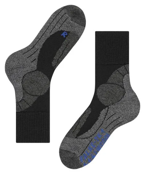 Women TK1 Adventure Cool Women Trekking Socks Black FALKE Hiking Socks