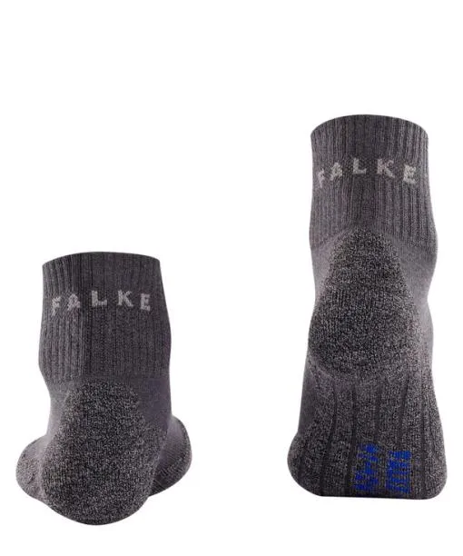 Women TK2 Explore Cool Short Women Trekking Short Sock Asphalt Mel FALKE Hiking Socks