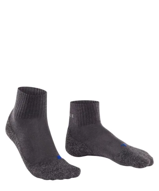Women TK2 Explore Cool Short Women Trekking Short Sock Asphalt Mel FALKE Hiking Socks