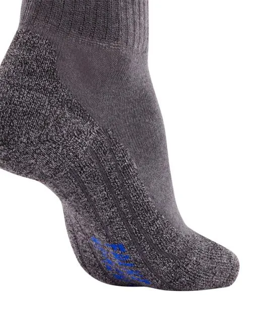 Women TK2 Explore Cool Short Women Trekking Short Sock Asphalt Mel FALKE Hiking Socks