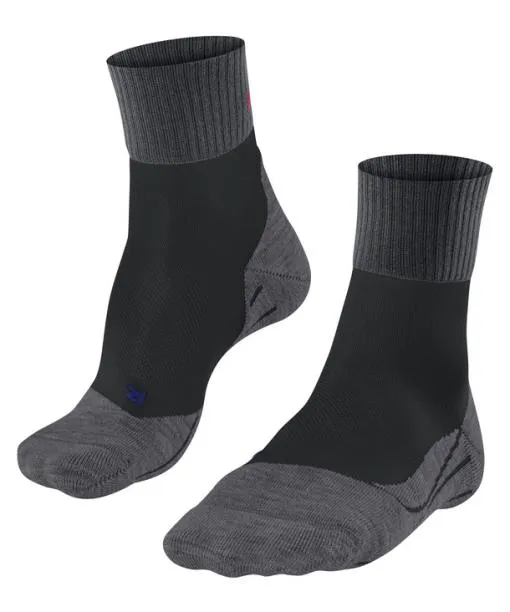 Women TK2 Explore Cool Short Women Trekking Short Sock Black FALKE Hiking Socks